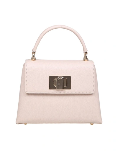 Furla Pink Ballerina Leather 1927 Tote Bag