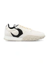 Marine Serre Ms-rise 22 Low-top Sneakers In Ecru