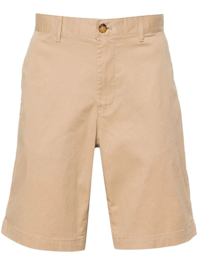 Michael Kors Stretch Cotton Short Clothing In Natural