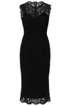 DOLCE & GABBANA DOLCE & GABBANA LACE SHEATH DRESS WITH A WOMEN