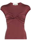 TOVE RED PAOLA TWISTED TOP