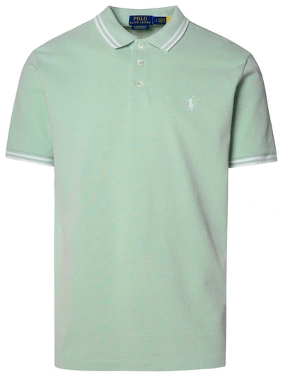 Polo Ralph Lauren Polo Shirt In Green Cotton
