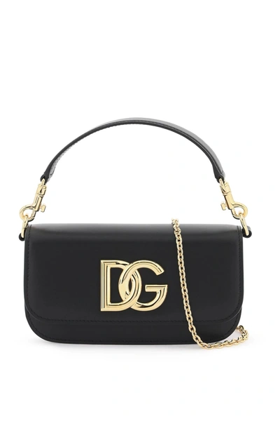 Dolce & Gabbana Smooth Leather 3.5 Handbag Women In Black