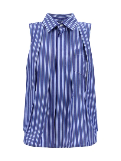 Sacai Shirts In Stripe