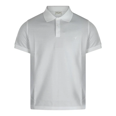 Saint Laurent T-shirts And Polos White