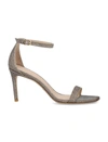 Stuart Weitzman Nudist Ii 75 Sandals In Adobe