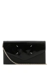 Maison Margiela Black Leather Wallet In Black