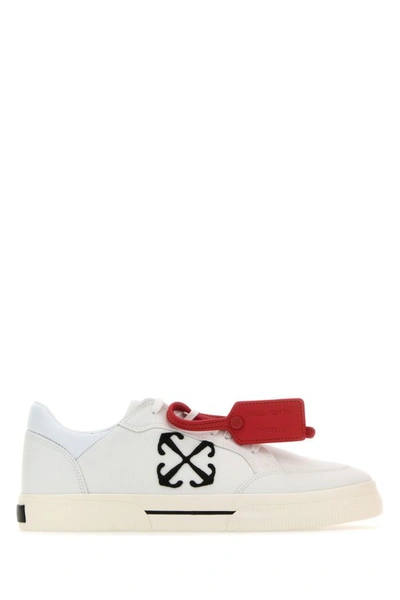 Off-white Off White Man White Canvas New Low Vulcanized Trainers