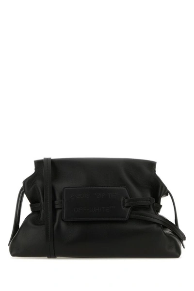 Off-white Off White Woman Black Leather Shoulder Bag