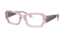 Alain Mikli Unisex Sunglass A05504 In Photo Clear To Emerald Quarz