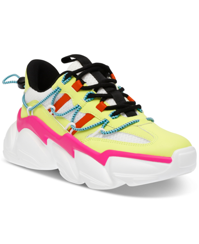 Steve Madden Women's Spectator Chunky Lace-up Sneakers In Bright Multi