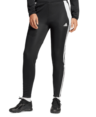 Adidas Originals Women's Tiro 24 Slim-fit Training Pants In Black,white