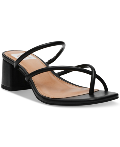 Dv Dolce Vita Women's Lumena Strappy Slide Block-heel Sandals In Black
