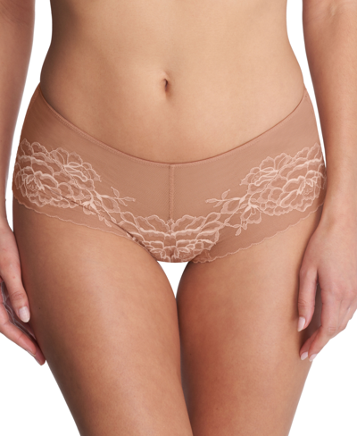 Natori Flora Sheer Lace Brief 776150 In Glaze,cashmere