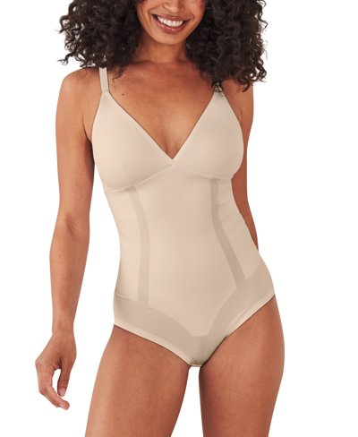 Bali Women's Ultimate Smoothing Firm Control Bodysuit Dfs105 In Almond