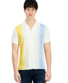 INC INTERNATIONAL CONCEPTS MEN'S MERRIT SHORT SLEEVE BUTTON-FRONT PRINTED CAMP SHIRT, CREATED FOR MACY'S
