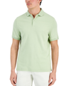 CLUB ROOM MEN'S SOFT TOUCH INTERLOCK POLO, CREATED FOR MACY'S