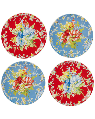 CERTIFIED INTERNATIONAL CERTIFIED INTERNATIONAL BLOSSOM SET OF 4 DINNER PLATES