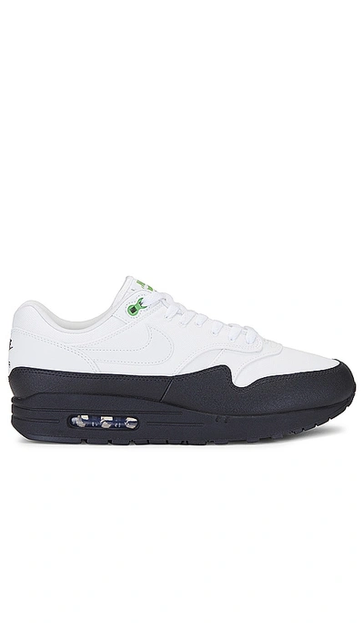 Nike Air Max 1 Se In Summit White/black/white/chlorophyll