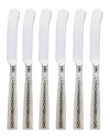 RICCI ARGENTIERI RICCI ARGENTIERI SET OF 6 ANVIL 18/10 STAINLESS STEEL PAIRING KNIFES