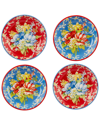 Certified International Blossom Set Of 4 Soup Bowls