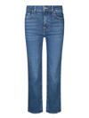 7 For All Mankind Roxanne Slim-fit Mid-rise Stretch-denim Jeans In Blue