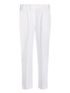 Brunello Cucinelli Cady Cropped Trousers In White