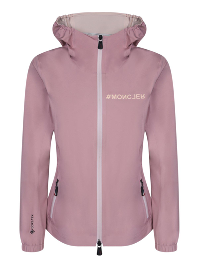 Moncler Grenoble Valles Hooded Jacket In Pink