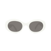 Celine Cl40194u Triomphe 25a Sunglasses In Bianco