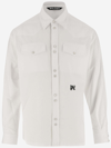 PALM ANGELS COTTON SHIRT WITH LOGO