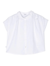 Il Gufo Cotton Blend Poplin Shirt In White