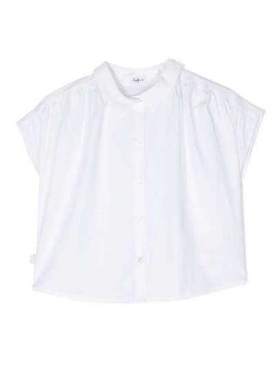 Il Gufo Kids' Camicia Smanicata In Bianco
