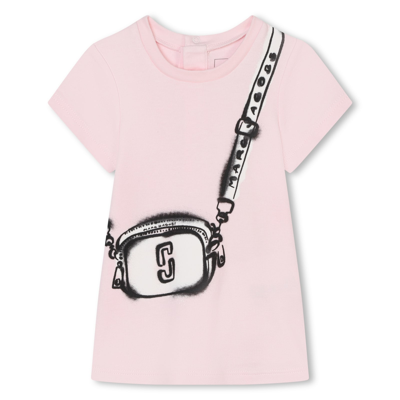 Marc Jacobs Babies' Snapshot-print T-shirt Dress In Pink