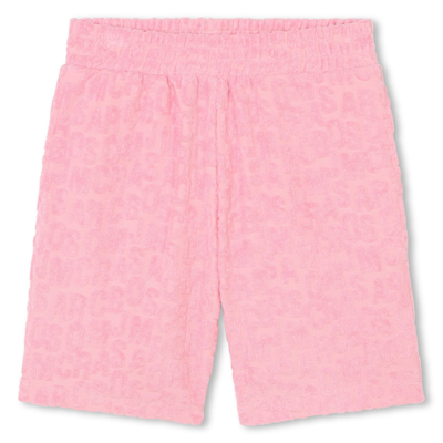 Marc Jacobs Kids' Shorts Con Stampa In Rosa