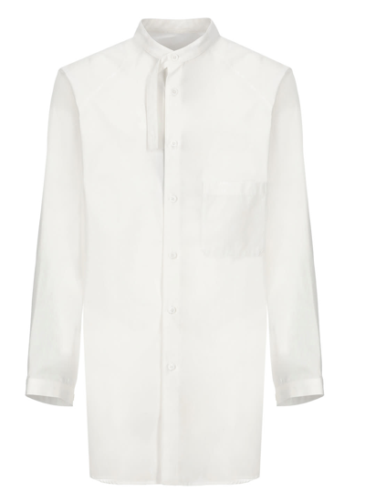 Yohji Yamamoto Cotton Shirt In White