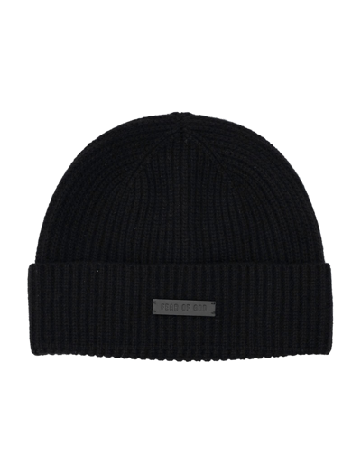 Fear Of God Cashmere Beanie In Black