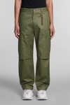 DARKPARK SAINT PANTS IN GREEN COTTON