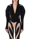 MUGLER SPIRAL ILLUSION JACKET