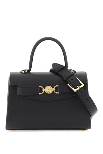 Versace Small Medusa '95 Handbag In Black