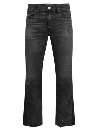 HUDSON MEN'S WALKER SPLATTER KICK FLARE JEANS