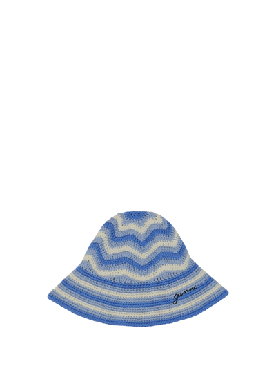 Ganni Bucket Hat In Heather