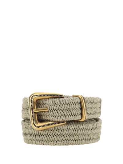 Brunello Cucinelli Belt In Beige