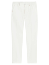 Bugatchi Preston Straight Leg Five Pocket Pants In Chalk