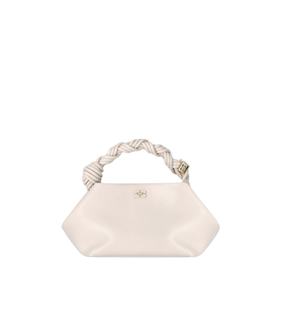 Ganni Bou Egret White Handbag