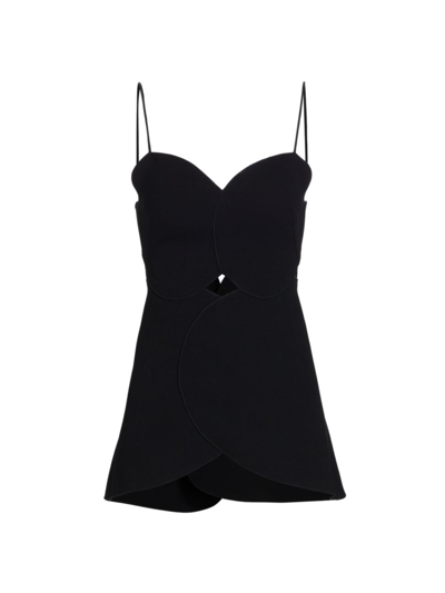 Acler Allister Fitted Tie-back Top In Black