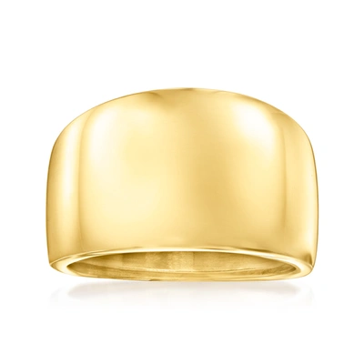 Ross-simons Italian 18kt Yellow Gold Dome Ring