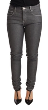 Acht Gray Low Waist Skinny Denim Trouser Jeans In Grey