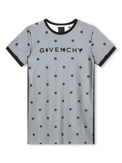 Givenchy Abito A T-shirt Con Motivo 4g In Black