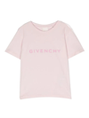 Givenchy Logo-print Cotton T-shirt In Pink