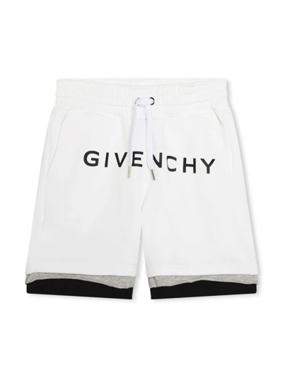 Givenchy Shorts Con Logo In White
